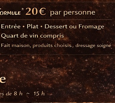 Plat gastronomique fait maison